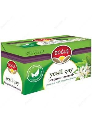 Doğuş Bergamotlu Yeşil Çay Süzen Poşet 1.75 Gr 20"li