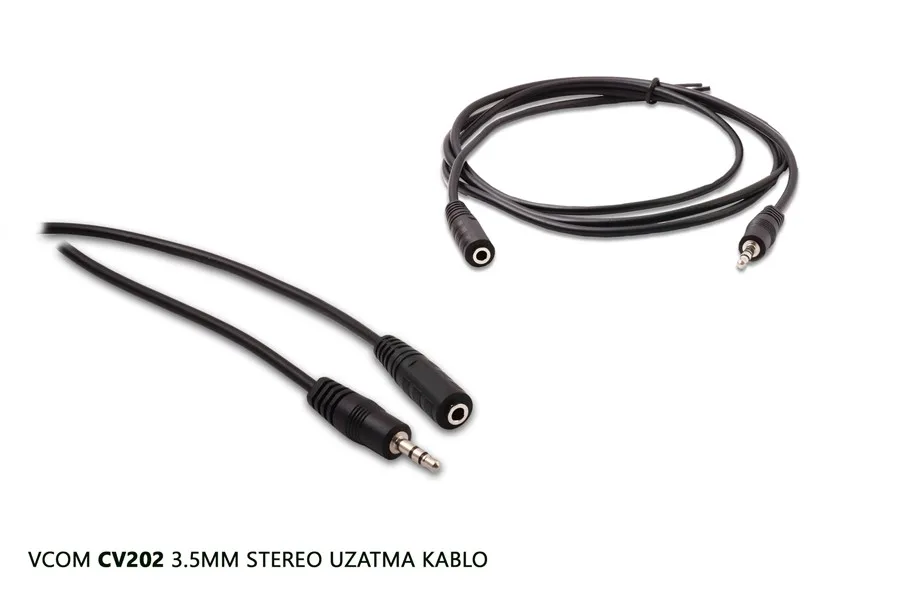 Vcom Cv202-3.0 3 Metre 3.5 Mm Stereo Uzatma Kablosu