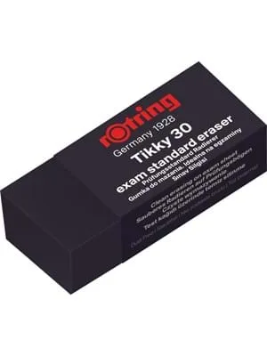 Rotring Sınav Silgisi Siyah Tıkky 30