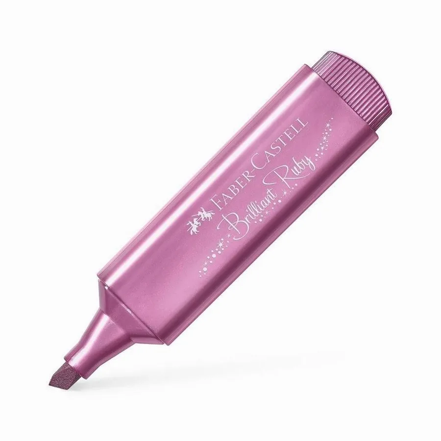 Faber Castell 1546 Fosforlu Kalem Metalik Yakut 154691