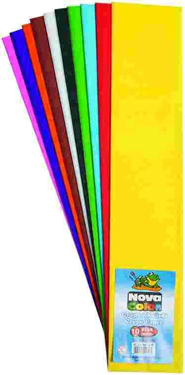 Nova Color 50x200 Grapon Kağıdı 10 Renk Nc-338