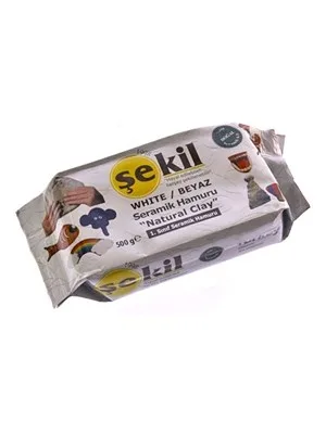 Şekil 500 Gr Beyaz Seramik Hamuru Vk500byz