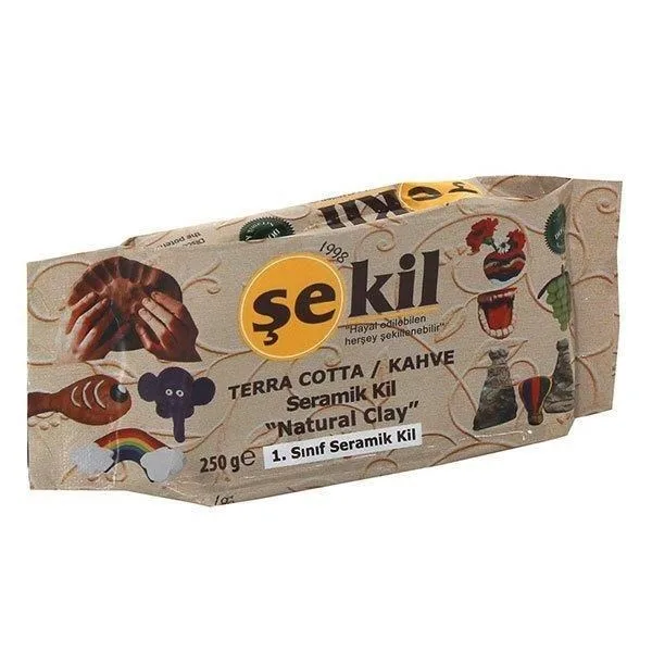 Şekil 250 Gr Seramik Hamuru Terra Cotta Kahve Vk250khv