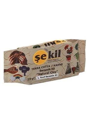 Şekil 250 Gr Seramik Hamuru Terra Cotta Kahve Vk250khv