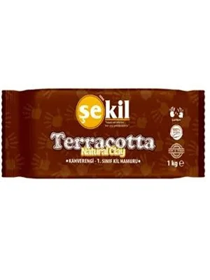 Şekil 250 Gr Seramik Hamuru Terra Cotta Kahve Vk250khv