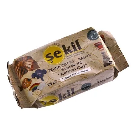 Şekil 500 Gr Seramik Hamuru Terra Cotta Kahve Vk500khv