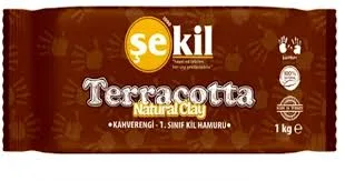 Şekil 1000 Gr Seramik Hamuru Terra Cotta Kahve Vk1000khv