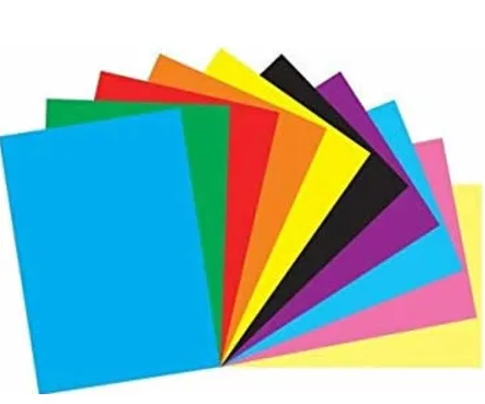 Puti 50x70 Fosforlu Fon Kartonu Mavi 3219
