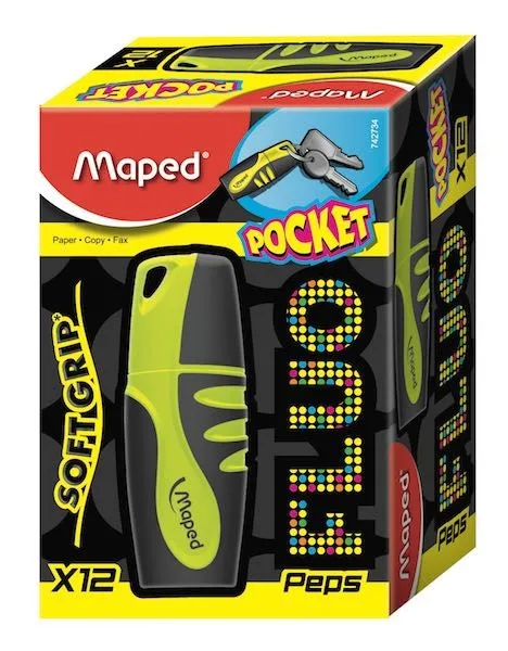 Maped Fluopeps Mini Fosforlu Kalem Sarı 742737-742734
