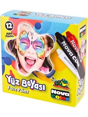 Nova Color Yüz Boyası Kırmızı Nc-216