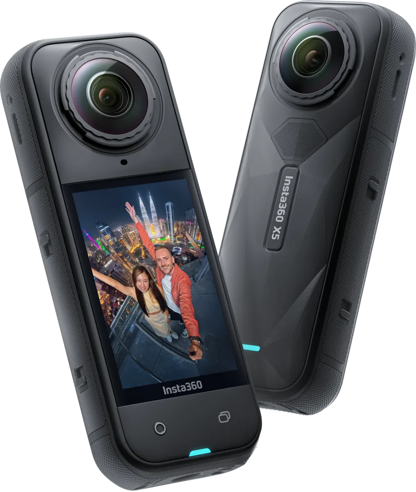 Insta360 X5 Siyah Aksiyon Kamerası - Motosiklet Kiti - Siyah