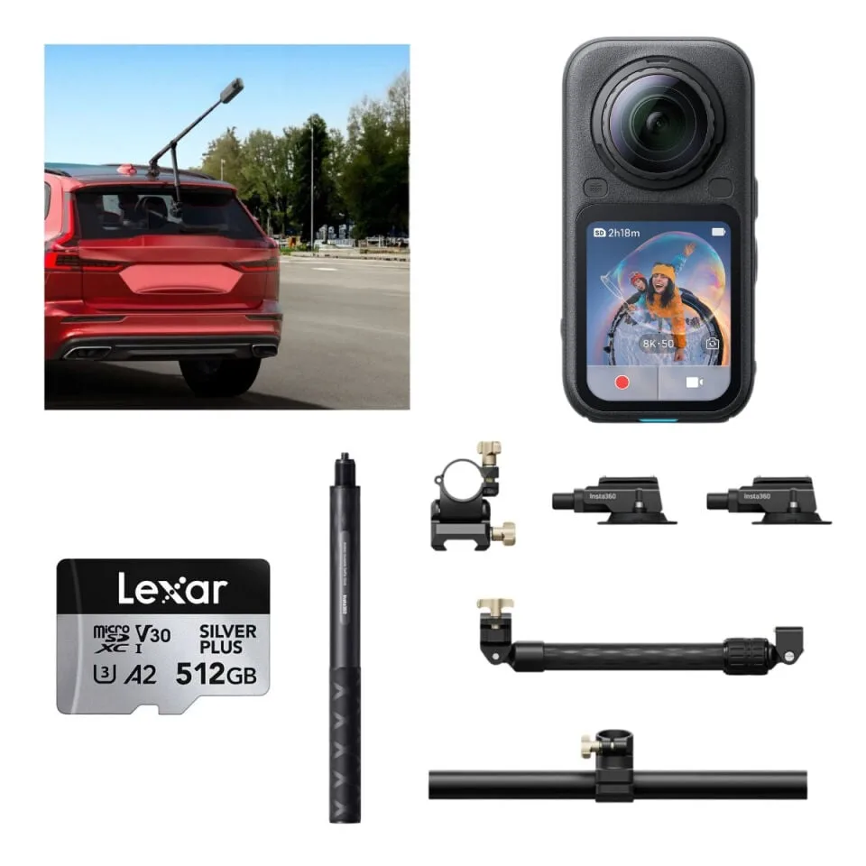 Insta360 X6 Aksiyon Kamerası - No Drone No Problem Kit