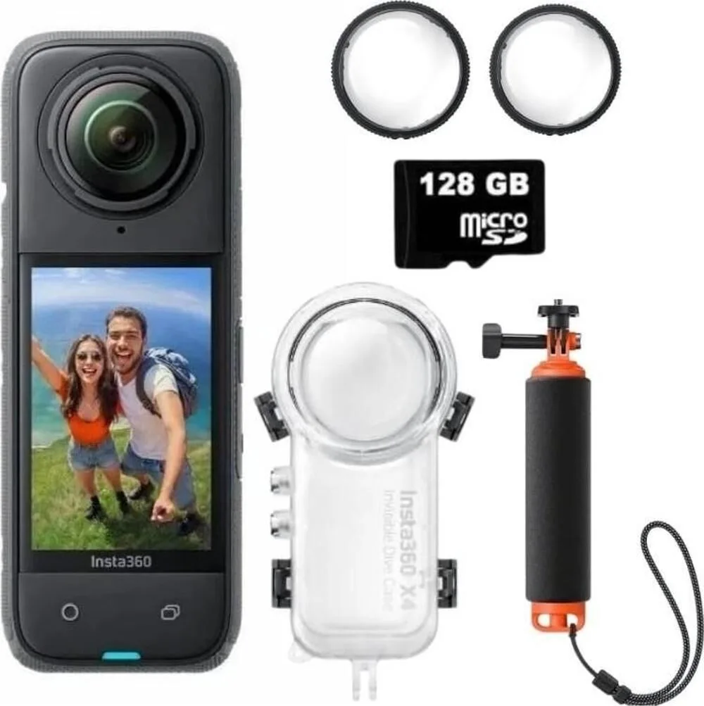 Insta360 X4 Aksiyon Kamerası - Görünmez Dalış Kiti