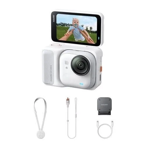 Insta360 Go Ultra Aksiyon Kamerası (Siyah)