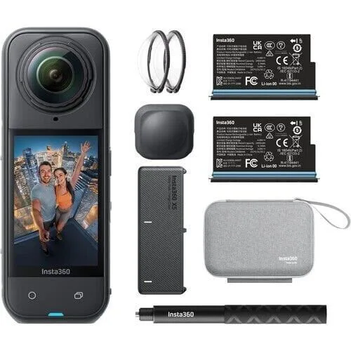 Insta360 X5 Aksiyon Kamerası - Essentials Kit Türkiye Garantili