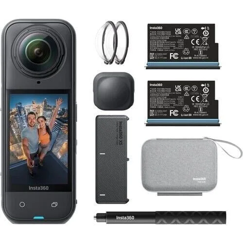 Insta360 X5 Aksiyon Kamerası - Essentials Kit Türkiye Garantili