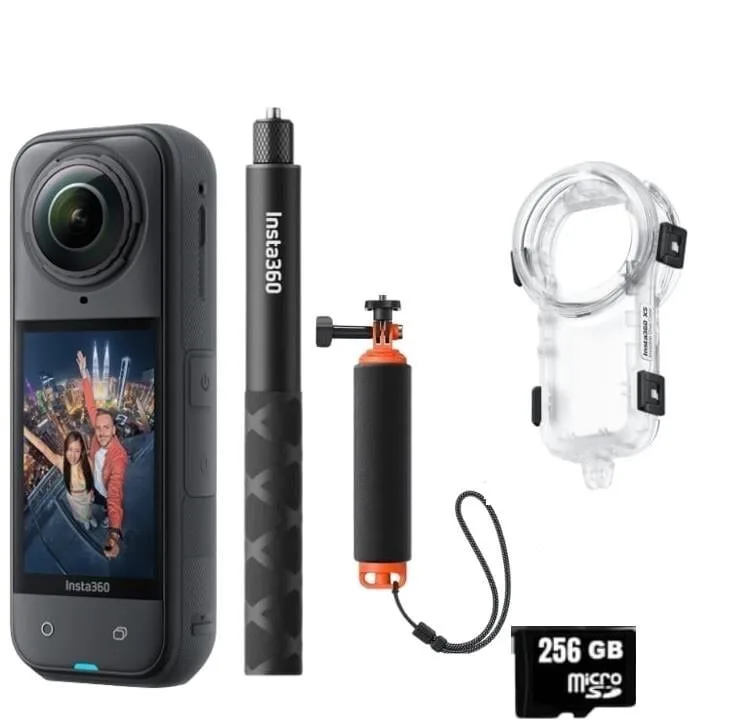 Insta360 X5 Aksiyon Kamerası - Görünmez Dalış Kiti