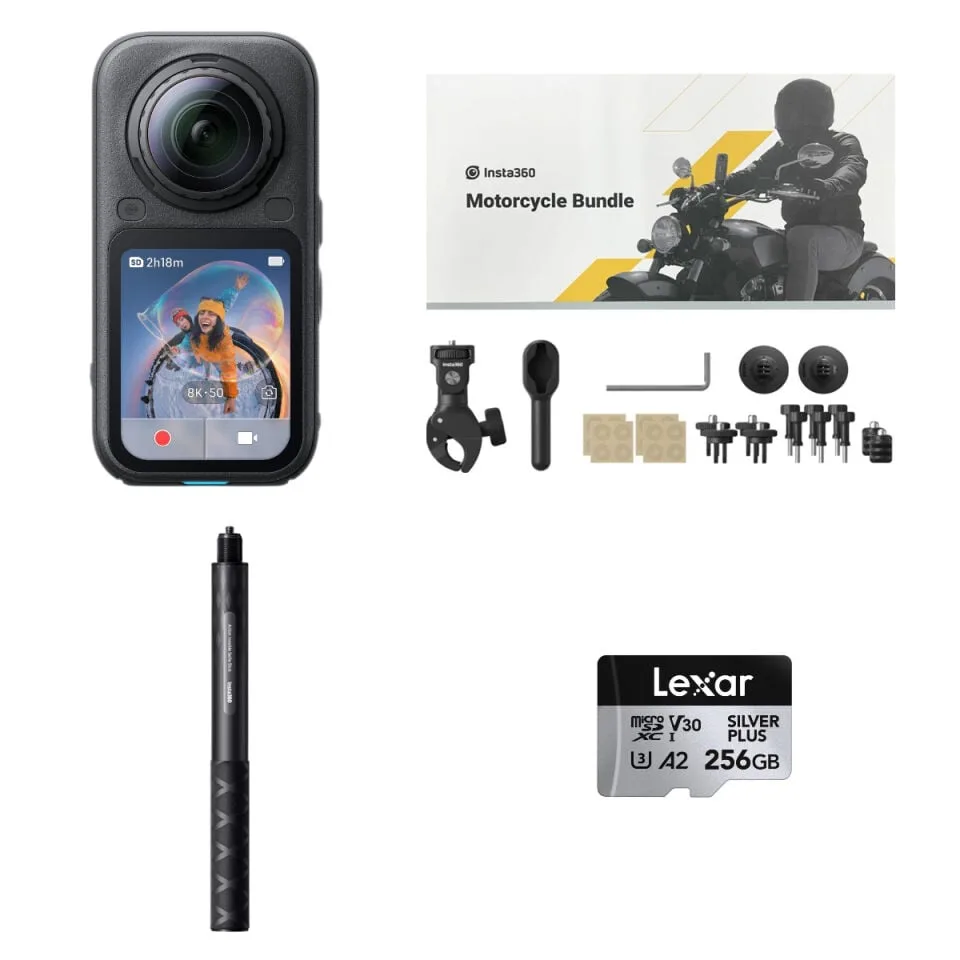 Insta360 X6 Aksiyon Kamerası - Racing Araç Kiti
