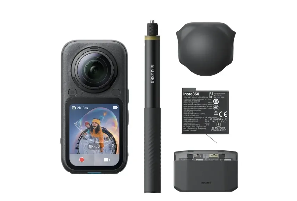 Insta360 X6 Essentials Bundle Aksiyon Kamerası ( Türkiye distrübütörü garantili ön sipariş)