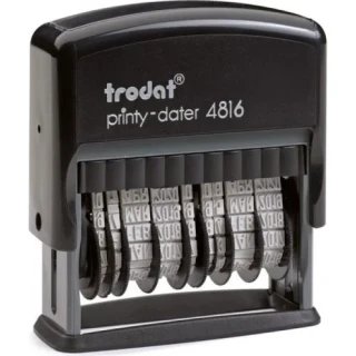 Trodat 4816 Çift Tarih Kaşesi Türkçe 84066