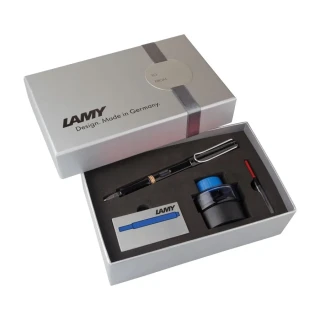 Lamy Safari Dolma Kalem+mürekkep+kartuş Siyah 19sds-m