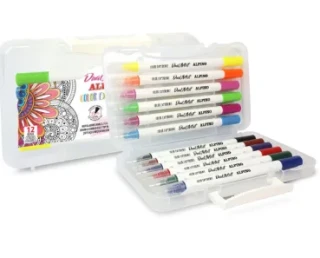 Alpino Ar-800186 Çift Yönlü Fırça Uçlu Keçeli Kalem Boya 12"li