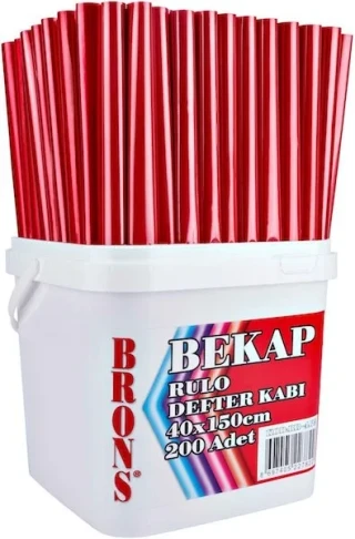 Brons 40x150 Cm Pp Rulo Kap Kağıdı Bekap Pembe Br-465