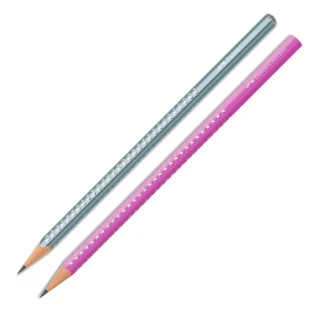 Faber Castell Grıp 2001 Kurşun Kalem Parlak Renkler Gümüş 2b