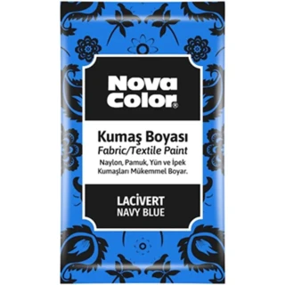 Nova Color 12 Gr Toz Kumaş Boyası Lacivert Nc-909