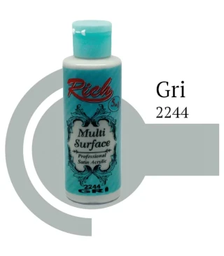 Rich 120 Cc Multı Surface Akrilik Boya 2244 Gri