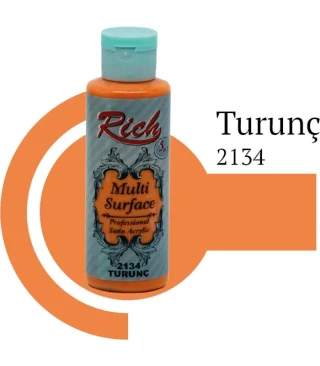 Rich 120 Cc Multı Surface Akrilik Boya 2134 Turunç