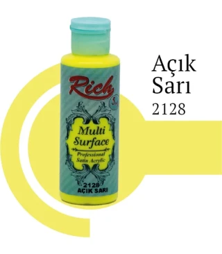 Rich 120 Cc Multı Surface Akrilik Boya 2128 Açık Sarı
