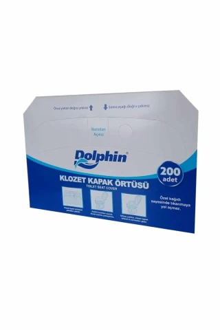 Dolphin Klozet Kapak Örtüsü 200 Lü