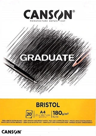 Canson Graduate A4 180 Gr 20sy Bristol Çizim Sketch Defter Cangrad 400127676