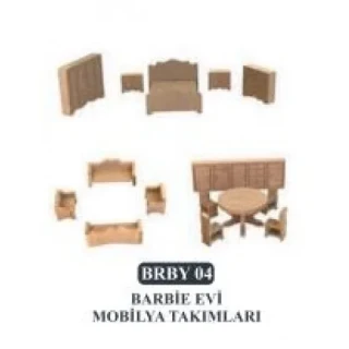 Aka Ahşap Mobilya Takımı Brby 04