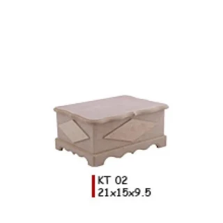Aka Ahşap Göbekli Kutu Orta Boy Kt 02