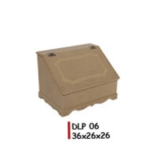 Aka Ahşap 36x26x26 Cm Düz Ekmek Dolabı Dlp 06