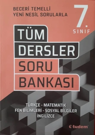 Tudem Yay.-7.sınıf Tüm Dersler Soru Bankası 2324