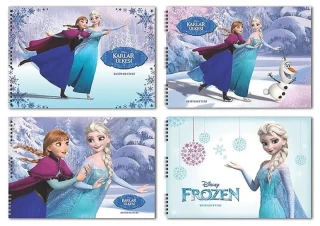 Keskin Color Frozen 25x35 Cm Spiralli Resim Defteri 15 Yp 300215-92