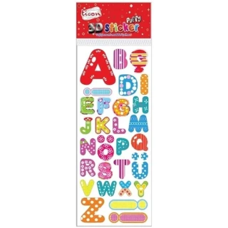 Ticon 3d Puffy Sticker 276438