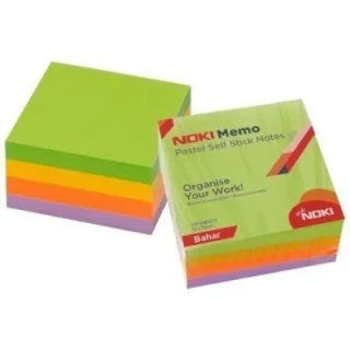 Noki Memo 75x75 450sf Bahar Yapışkanlı Not Kağıdı Pastel 12013-11