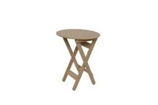 Aka Ahşap Katlanır Oval Sehpa Tekli Sh04