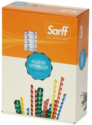 Sarff 18 Mm Plastik Spiral 100 Lü Beyaz 15312041