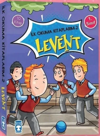İlk Okuma Kitaplarım 2 - Levent 10 Kitap (1. Sınıflar İçin) - Timaş Yayınları