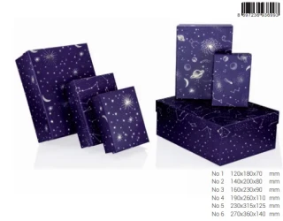 Gıpta Cosmic Dikdörtgen Hediye Kutusu No:2 Bx6993