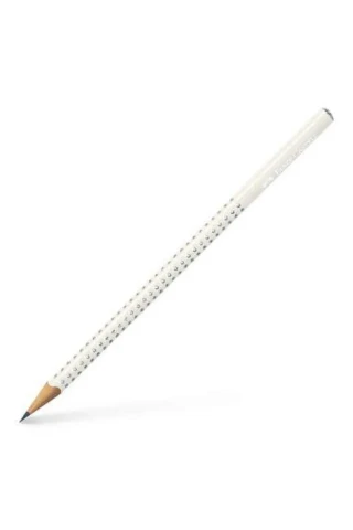Faber Castell Grip 2021 Sparkle Kurşun Kalem Beyaz 5244118228000