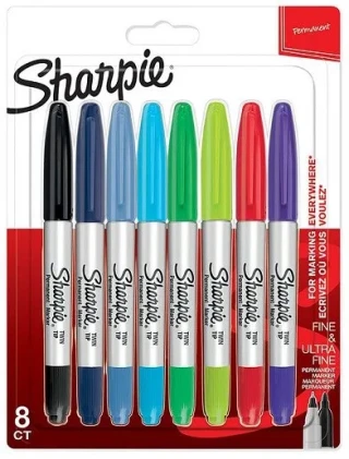 Sharpie Çift Uçlu Permanent Marker 8"li 2065409