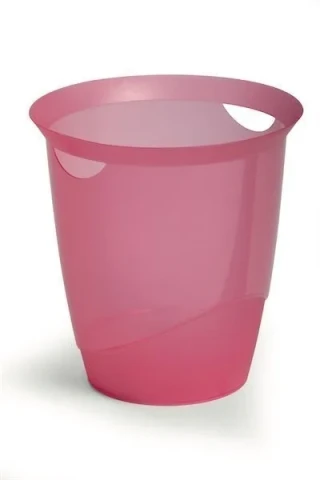 Durable Trend Çöp Kovası Şeffaf Pembe 1701710
