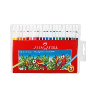 Faber Castell Yıkanabilir Keçeli Kalem (marker) 20"li 155120