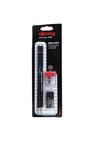 Rotring Kurşun Kalem Sınav Seti-kalem-silgi-kalemtıraş 2090068wk
